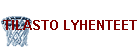 TILASTO LYHENTEET